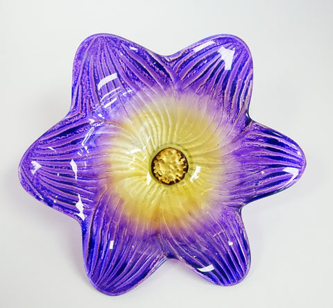 Flower Stake - Art Glass Purple - Portico Indoor & Outdoor Living Inc.
