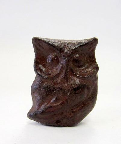 Owl Figure - Brown Metal - Portico Indoor & Outdoor Living Inc.