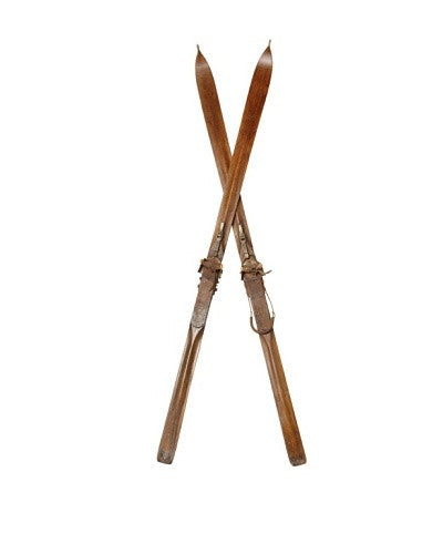 SKIS - ANTIQUE/WOODEN - Portico Indoor & Outdoor Living Inc.