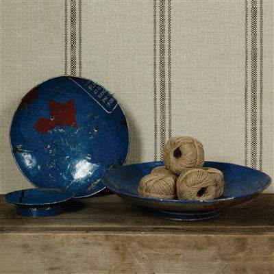 Reclaimed Metal Bowl-Large - Portico Indoor & Outdoor Living Inc.
