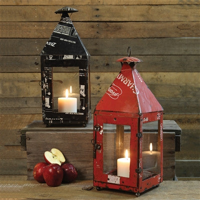 LANTERN RECLAIMED METAL GATEHOUSE - BLACK - Portico Indoor & Outdoor Living Inc.