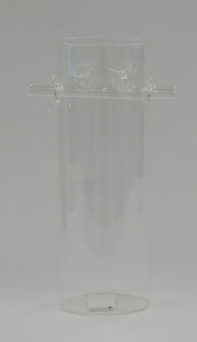 Cylinder w/Glass Bamboo-Med-Clear - Portico Indoor & Outdoor Living Inc.