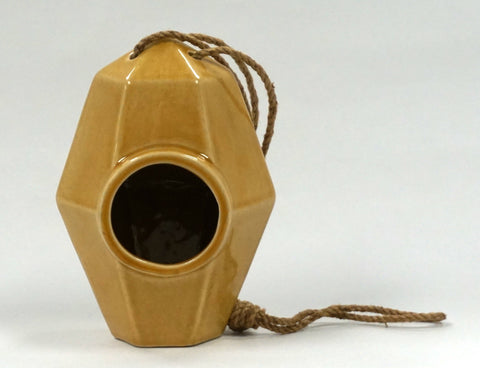 BIRDHOUSE - CERAMIC AMBER - Portico Indoor & Outdoor Living Inc.