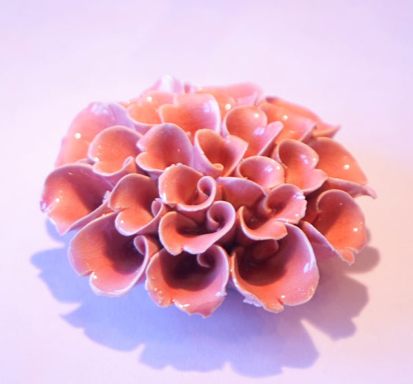 Ceramic Flower - Carnation Lg Pink - Portico Indoor & Outdoor Living Inc.