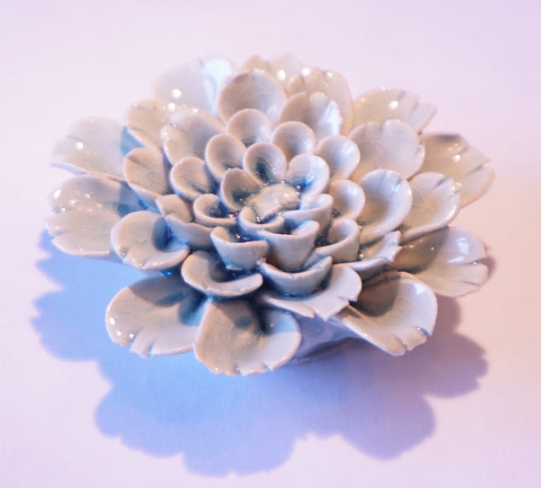 Ceramic Flower - Pansy Sm Lt Blue - Portico Indoor & Outdoor Living Inc.