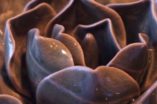 Ceramic Flower - Succulent Bloom Med Olive - Portico Indoor & Outdoor Living Inc.