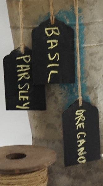 Chalkboard Tags - Hanging - Portico Indoor & Outdoor Living Inc.