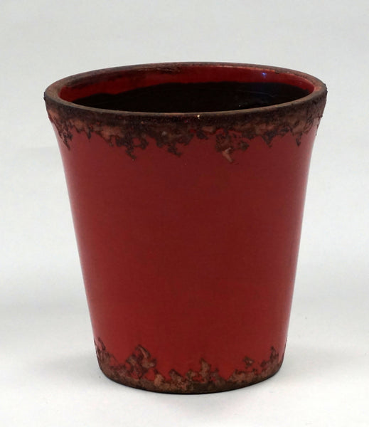CACHE POT - CRACKLED RED - Portico Indoor & Outdoor Living Inc.
