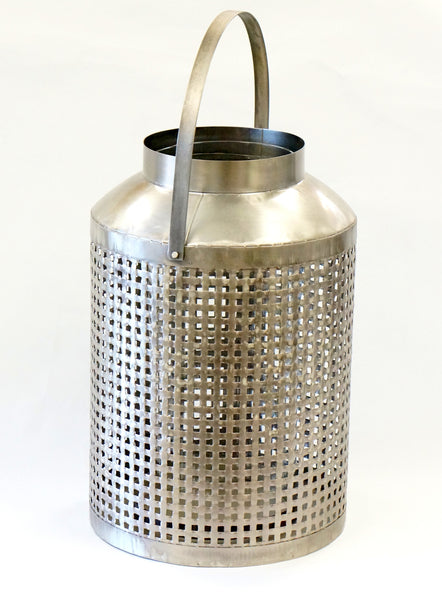 LANTERN - SILVER LATTICE LARGE - Portico Indoor & Outdoor Living Inc.