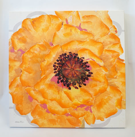 ORANGE FLORAL - Portico Indoor & Outdoor Living Inc.