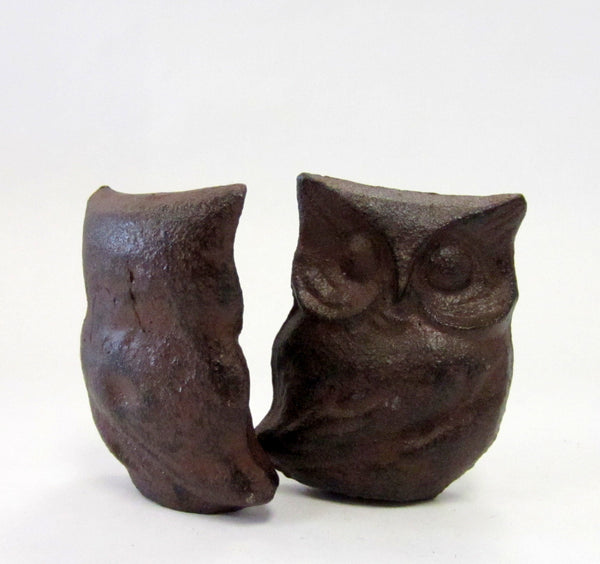 Owl Figure - Brown Metal - Portico Indoor & Outdoor Living Inc.