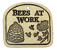 PLAQUE - BEES AT WORK - Portico Indoor & Outdoor Living Inc.