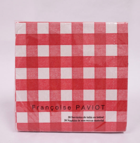 NAPKINS - COCKTAIL BISTRO RED - Portico Indoor & Outdoor Living Inc.