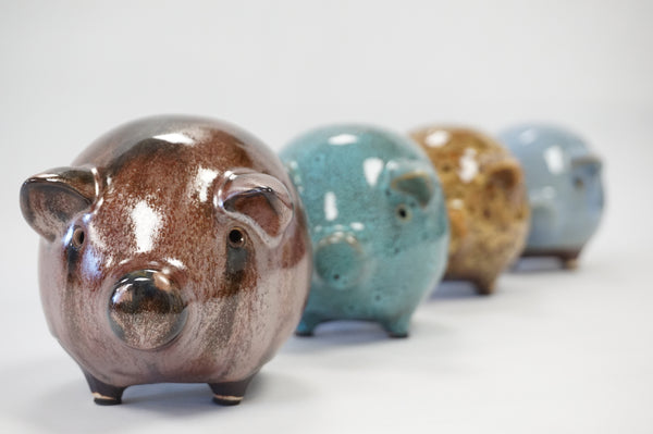 Pig - Glazed Stoneware Speckled - Portico Indoor & Outdoor Living Inc.
