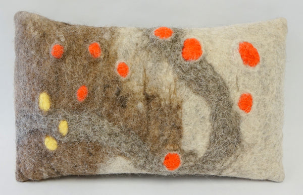 Pillow - Felted Wool Mod Orange - Portico Indoor & Outdoor Living Inc.