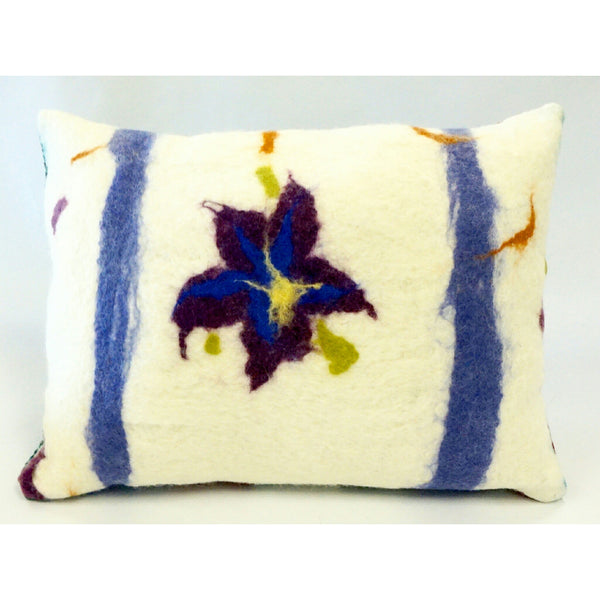 Pillow - Felted Wool Purple Iris - Portico Indoor & Outdoor Living Inc.