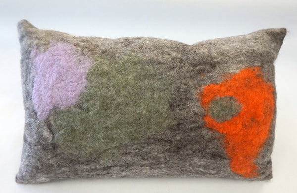 Pillow - Felted Wool Large Mod Orange - Portico Indoor & Outdoor Living Inc.