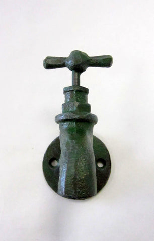 Wall Hook - Metal Faucet Green - Portico Indoor & Outdoor Living Inc.