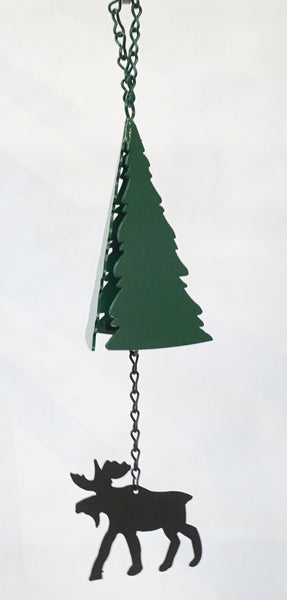 Wind Bell - Wilderness Bell w Moose - Portico Indoor & Outdoor Living Inc.