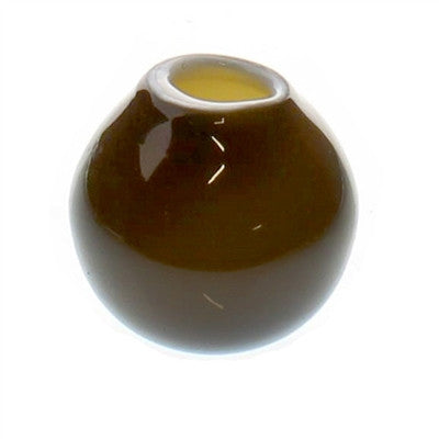 MINI VASE - OPAQUE GLASS DARK TAN - Portico Indoor & Outdoor Living Inc.